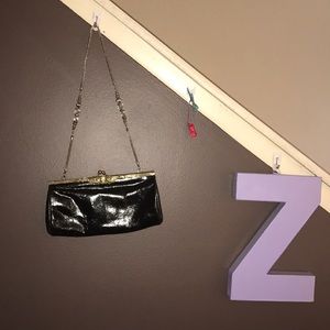 Vintage style black purse